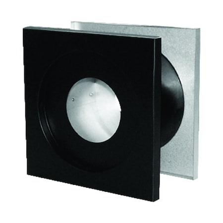 B & K DuraVent PelletVent 3 in. W X 3 in. L Galvanized Silver Steel Wall Thimble 3PVL-WTR